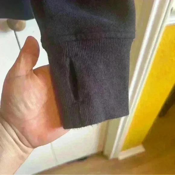 Lululemon Women’s Mock Neck Sweatshirt Navy Blue‎ Sz Small - Picture 4 of 6